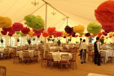 Pompoms in a 12m lined